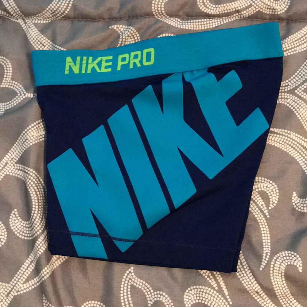 Nike Pro Dry Fit Shorts with Nike Print